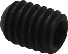 Value Collection - M6x1.00 Metric Coarse, 8mm OAL, Cup Point Set Screw - Grade 14.9 (45H) Alloy Steel, 3mm Key - Industrial Tool & Supply