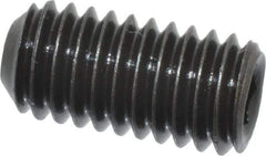 Value Collection - M6x1.00 Metric Coarse, 12mm OAL, Cup Point Set Screw - Grade 14.9 (45H) Alloy Steel, 3mm Key - Industrial Tool & Supply
