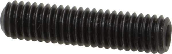 Value Collection - M6x1.00 Metric Coarse, 25mm OAL, Cup Point Set Screw - Grade 14.9 (45H) Alloy Steel, 3mm Key - Industrial Tool & Supply