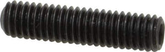 Value Collection - M6x1.00 Metric Coarse, 25mm OAL, Cup Point Set Screw - Grade 14.9 (45H) Alloy Steel, 3mm Key - Industrial Tool & Supply