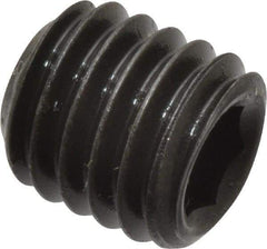 Value Collection - M8x1.25 Metric Coarse, 8mm OAL, Cup Point Set Screw - Grade 14.9 (45H) Alloy Steel, 4mm Key - Industrial Tool & Supply