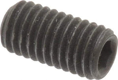 Value Collection - M8x1.25 Metric Coarse, 16mm OAL, Cup Point Set Screw - Grade 14.9 (45H) Alloy Steel, 4mm Key - Industrial Tool & Supply