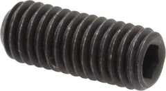Value Collection - M8x1.25 Metric Coarse, 20mm OAL, Cup Point Set Screw - Grade 14.9 (45H) Alloy Steel, 4mm Key - Industrial Tool & Supply