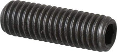 Value Collection - M8x1.25 Metric Coarse, 25mm OAL, Cup Point Set Screw - Grade 14.9 (45H) Alloy Steel, 4mm Key - Industrial Tool & Supply
