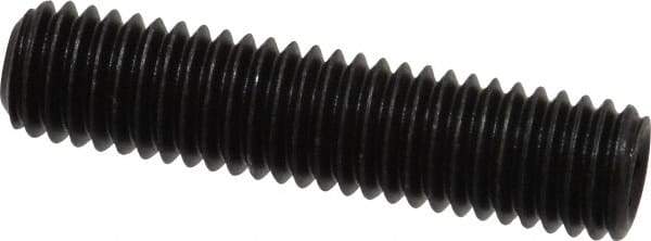 Value Collection - M8x1.25 Metric Coarse, 35mm OAL, Cup Point Set Screw - Grade 14.9 (45H) Alloy Steel, 4mm Key - Industrial Tool & Supply