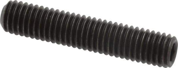 Value Collection - M8x1.25 Metric Coarse, 40mm OAL, Cup Point Set Screw - Grade 14.9 (45H) Alloy Steel, 4mm Key - Industrial Tool & Supply