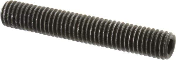 Value Collection - M8x1.25 Metric Coarse, 50mm OAL, Cup Point Set Screw - Grade 14.9 (45H) Alloy Steel, 4mm Key - Industrial Tool & Supply