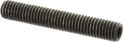 Value Collection - M8x1.25 Metric Coarse, 50mm OAL, Cup Point Set Screw - Grade 14.9 (45H) Alloy Steel, 4mm Key - Industrial Tool & Supply