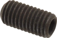 Value Collection - M10x1.50 Metric Coarse, 20mm OAL, Cup Point Set Screw - Grade 14.9 (45H) Alloy Steel, 5mm Key - Industrial Tool & Supply