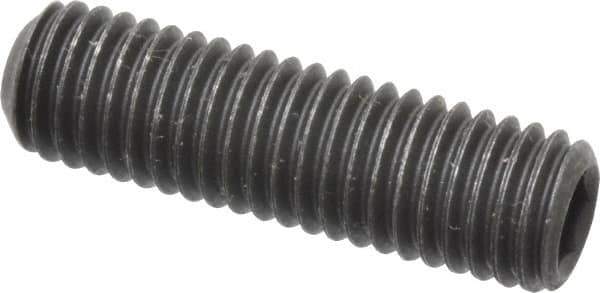 Value Collection - M10x1.50 Metric Coarse, 35mm OAL, Cup Point Set Screw - Grade 14.9 (45H) Alloy Steel, 5mm Key - Industrial Tool & Supply