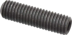 Value Collection - M10x1.50 Metric Coarse, 35mm OAL, Cup Point Set Screw - Grade 14.9 (45H) Alloy Steel, 5mm Key - Industrial Tool & Supply