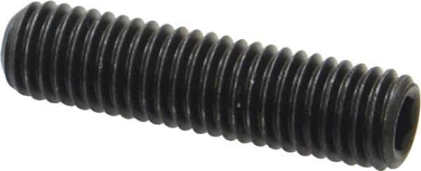 Value Collection - M10x1.50 Metric Coarse, 40mm OAL, Cup Point Set Screw - Grade 14.9 (45H) Alloy Steel, 5mm Key - Industrial Tool & Supply