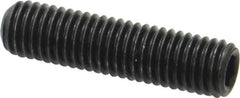 Value Collection - M10x1.50 Metric Coarse, 40mm OAL, Cup Point Set Screw - Grade 14.9 (45H) Alloy Steel, 5mm Key - Industrial Tool & Supply