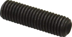 Value Collection - M12x1.75 Metric Coarse, 40mm OAL, Cup Point Set Screw - Grade 14.9 (45H) Alloy Steel, 6mm Key - Industrial Tool & Supply