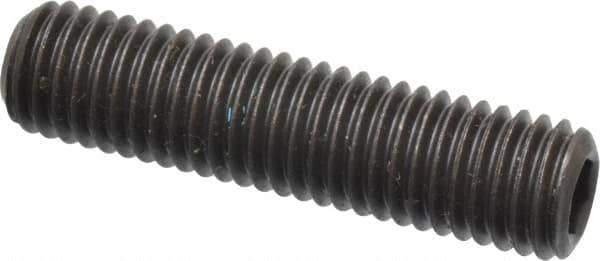 Value Collection - M12x1.75 Metric Coarse, 50mm OAL, Cup Point Set Screw - Grade 14.9 (45H) Alloy Steel, 6mm Key - Industrial Tool & Supply