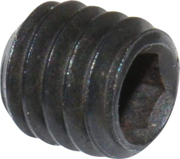 Value Collection - M3x0.50, 3mm OAL, Flat Point Set Screw - Grade 14.9 (45H) Alloy Steel, 1.5mm Key - Industrial Tool & Supply