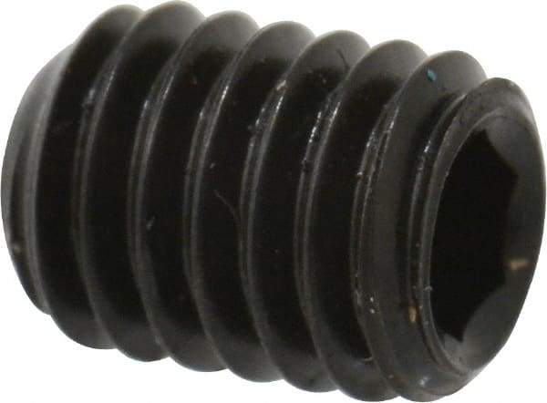 Value Collection - M3x0.50, 4mm OAL, Flat Point Set Screw - Grade 14.9 (45H) Alloy Steel, 1.5mm Key - Industrial Tool & Supply