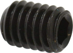 Value Collection - M3x0.50, 4mm OAL, Flat Point Set Screw - Grade 14.9 (45H) Alloy Steel, 1.5mm Key - Industrial Tool & Supply