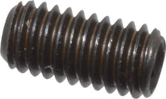 Value Collection - M3x0.50, 6mm OAL, Flat Point Set Screw - Grade 14.9 (45H) Alloy Steel, 1.5mm Key - Industrial Tool & Supply