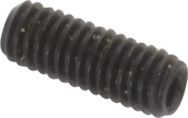 Value Collection - M3x0.50, 8mm OAL, Flat Point Set Screw - Grade 14.9 (45H) Alloy Steel, 1.5mm Key - Industrial Tool & Supply