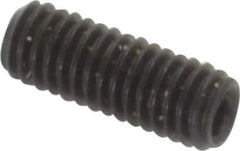 Value Collection - M3x0.50, 8mm OAL, Flat Point Set Screw - Grade 14.9 (45H) Alloy Steel, 1.5mm Key - Industrial Tool & Supply
