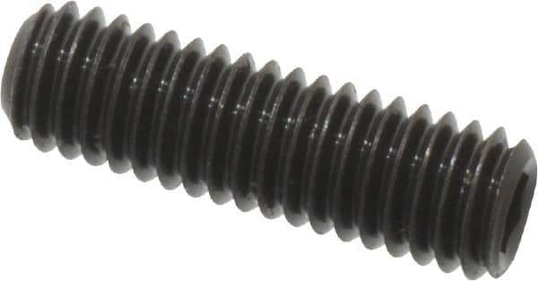 Value Collection - M3x0.50, 10mm OAL, Flat Point Set Screw - Grade 14.9 (45H) Alloy Steel, 1.5mm Key - Industrial Tool & Supply
