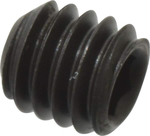 Value Collection - M4x0.70, 4mm OAL, Flat Point Set Screw - Grade 14.9 (45H) Alloy Steel, 2mm Key - Industrial Tool & Supply