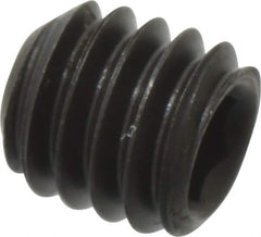 Value Collection - M4x0.70, 4mm OAL, Flat Point Set Screw - Grade 14.9 (45H) Alloy Steel, 2mm Key - Industrial Tool & Supply