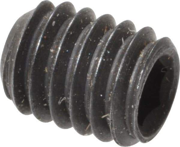 Value Collection - M4x0.70, 5mm OAL, Flat Point Set Screw - Grade 14.9 (45H) Alloy Steel, 2mm Key - Industrial Tool & Supply