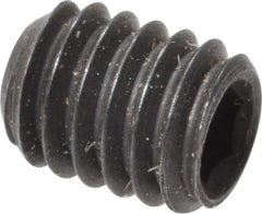 Value Collection - M4x0.70, 5mm OAL, Flat Point Set Screw - Grade 14.9 (45H) Alloy Steel, 2mm Key - Industrial Tool & Supply