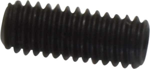 Value Collection - M4x0.70, 10mm OAL, Flat Point Set Screw - Grade 14.9 (45H) Alloy Steel, 2mm Key - Industrial Tool & Supply
