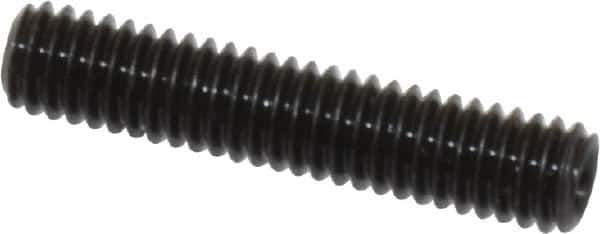 Value Collection - M4x0.70, 20mm OAL, Flat Point Set Screw - Grade 14.9 (45H) Alloy Steel, 2mm Key - Industrial Tool & Supply
