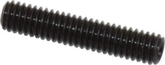 Value Collection - M4x0.70, 20mm OAL, Flat Point Set Screw - Grade 14.9 (45H) Alloy Steel, 2mm Key - Industrial Tool & Supply
