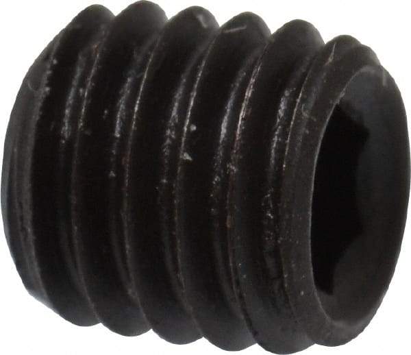 Value Collection - M5x0.80, 5mm OAL, Flat Point Set Screw - Grade 14.9 (45H) Alloy Steel, 2.5mm Key - Industrial Tool & Supply