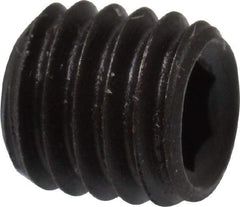 Value Collection - M5x0.80, 5mm OAL, Flat Point Set Screw - Grade 14.9 (45H) Alloy Steel, 2.5mm Key - Industrial Tool & Supply