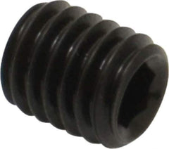Value Collection - M5x0.80, 6mm OAL, Flat Point Set Screw - Grade 14.9 (45H) Alloy Steel, 2.5mm Key - Industrial Tool & Supply