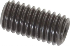 Value Collection - M5x0.80, 10mm OAL, Flat Point Set Screw - Grade 14.9 (45H) Alloy Steel, 2.5mm Key - Industrial Tool & Supply