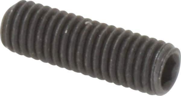 Value Collection - M5x0.80, 16mm OAL, Flat Point Set Screw - Grade 14.9 (45H) Alloy Steel, 2.5mm Key - Industrial Tool & Supply
