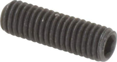 Value Collection - M5x0.80, 16mm OAL, Flat Point Set Screw - Grade 14.9 (45H) Alloy Steel, 2.5mm Key - Industrial Tool & Supply