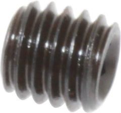Value Collection - M6x1.00, 6mm OAL, Flat Point Set Screw - Grade 14.9 (45H) Alloy Steel, 3mm Key - Industrial Tool & Supply