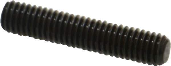 Value Collection - M6x1.00, 30mm OAL, Flat Point Set Screw - Grade 14.9 (45H) Alloy Steel, 3mm Key - Industrial Tool & Supply