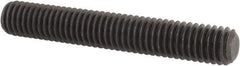 Value Collection - M6x1.00, 40mm OAL, Flat Point Set Screw - Grade 14.9 (45H) Alloy Steel, 3mm Key - Industrial Tool & Supply