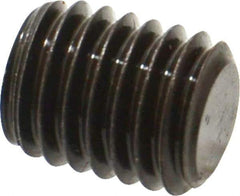 Value Collection - M10x1.50, 12mm OAL, Flat Point Set Screw - Grade 14.9 (45H) Alloy Steel, 5mm Key - Industrial Tool & Supply