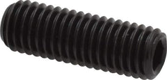 Value Collection - M10x1.50, 30mm OAL, Flat Point Set Screw - Grade 14.9 (45H) Alloy Steel, 5mm Key - Industrial Tool & Supply