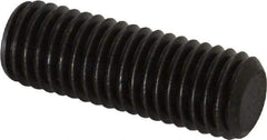 Value Collection - M12x1.75, 35mm OAL, Flat Point Set Screw - Grade 14.9 (45H) Alloy Steel, 6mm Key - Industrial Tool & Supply