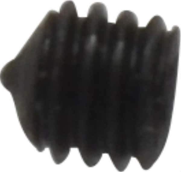 Value Collection - M3x0.50, 3mm OAL, Cone Point Set Screw - Grade 14.9 (45H) Alloy Steel, 1.5mm Key - Industrial Tool & Supply