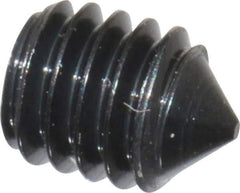 Value Collection - M4x0.70, 5mm OAL, Cone Point Set Screw - Grade 14.9 (45H) Alloy Steel, 2mm Key - Industrial Tool & Supply