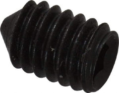 Value Collection - M4x0.70, 6mm OAL, Cone Point Set Screw - Grade 14.9 (45H) Alloy Steel, 2mm Key - Industrial Tool & Supply