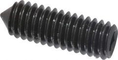 Value Collection - M4x0.70, 12mm OAL, Cone Point Set Screw - Grade 14.9 (45H) Alloy Steel, 2mm Key - Industrial Tool & Supply