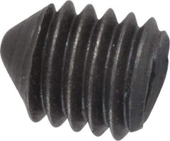 Value Collection - M5x0.80, 6mm OAL, Cone Point Set Screw - Grade 14.9 (45H) Alloy Steel, 2.5mm Key - Industrial Tool & Supply